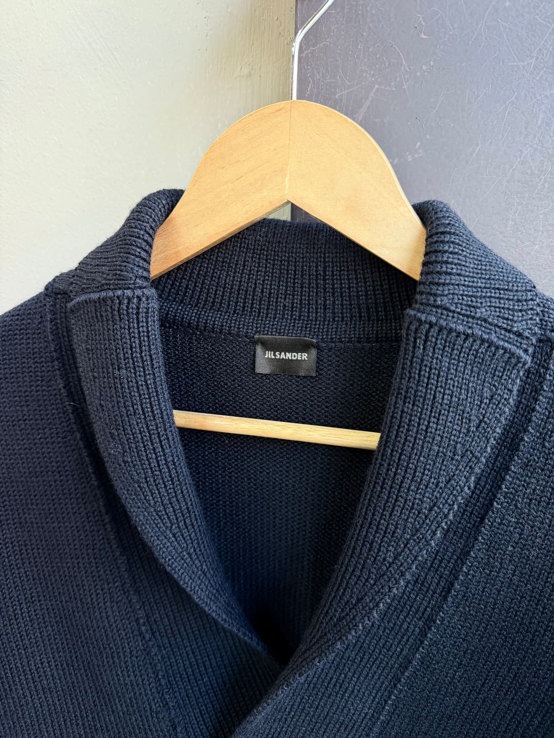 .52/ 질샌더 숄카라 리브스웻 니트 상품이미지5