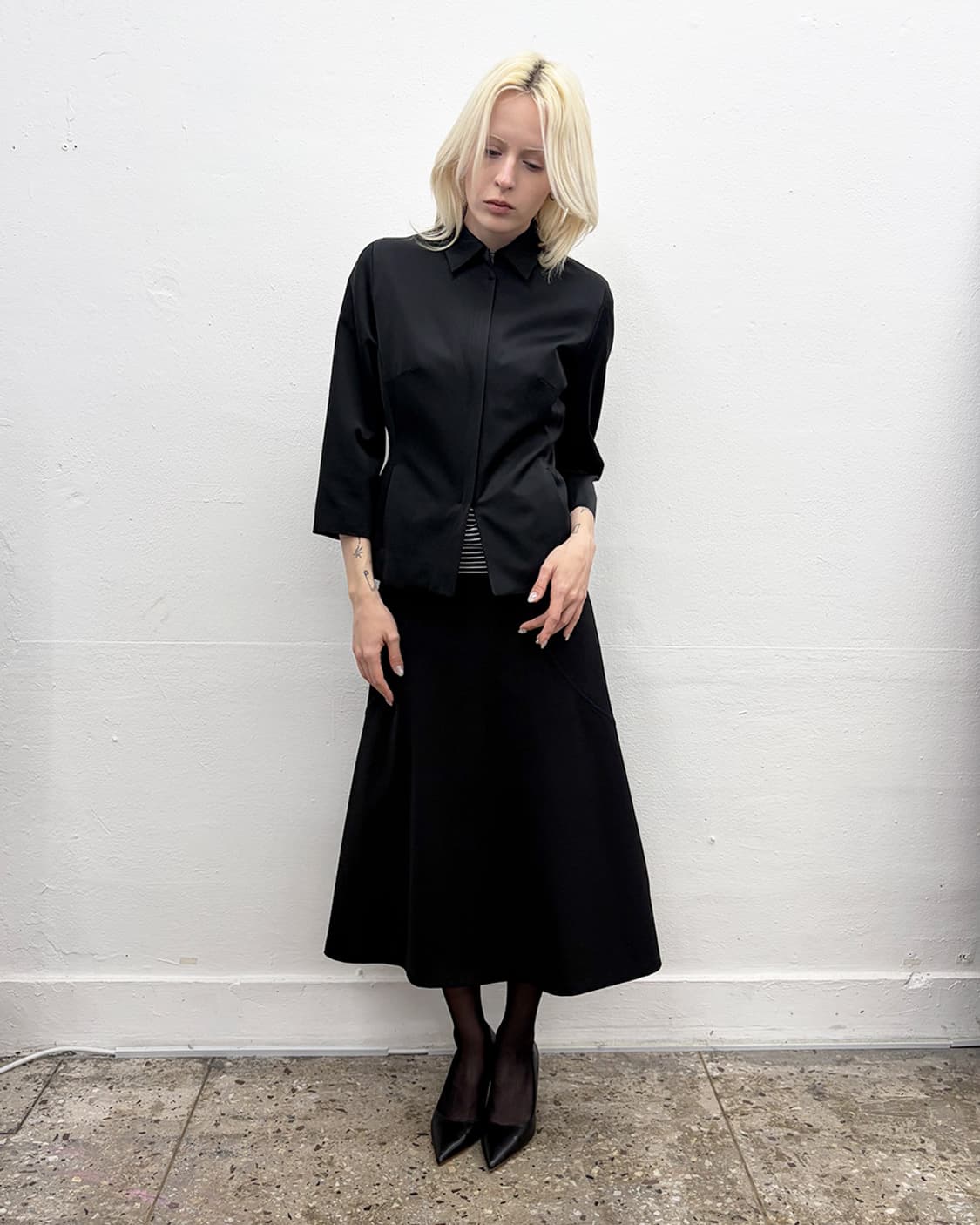 빈티지 새틴 자켓 상품이미지5