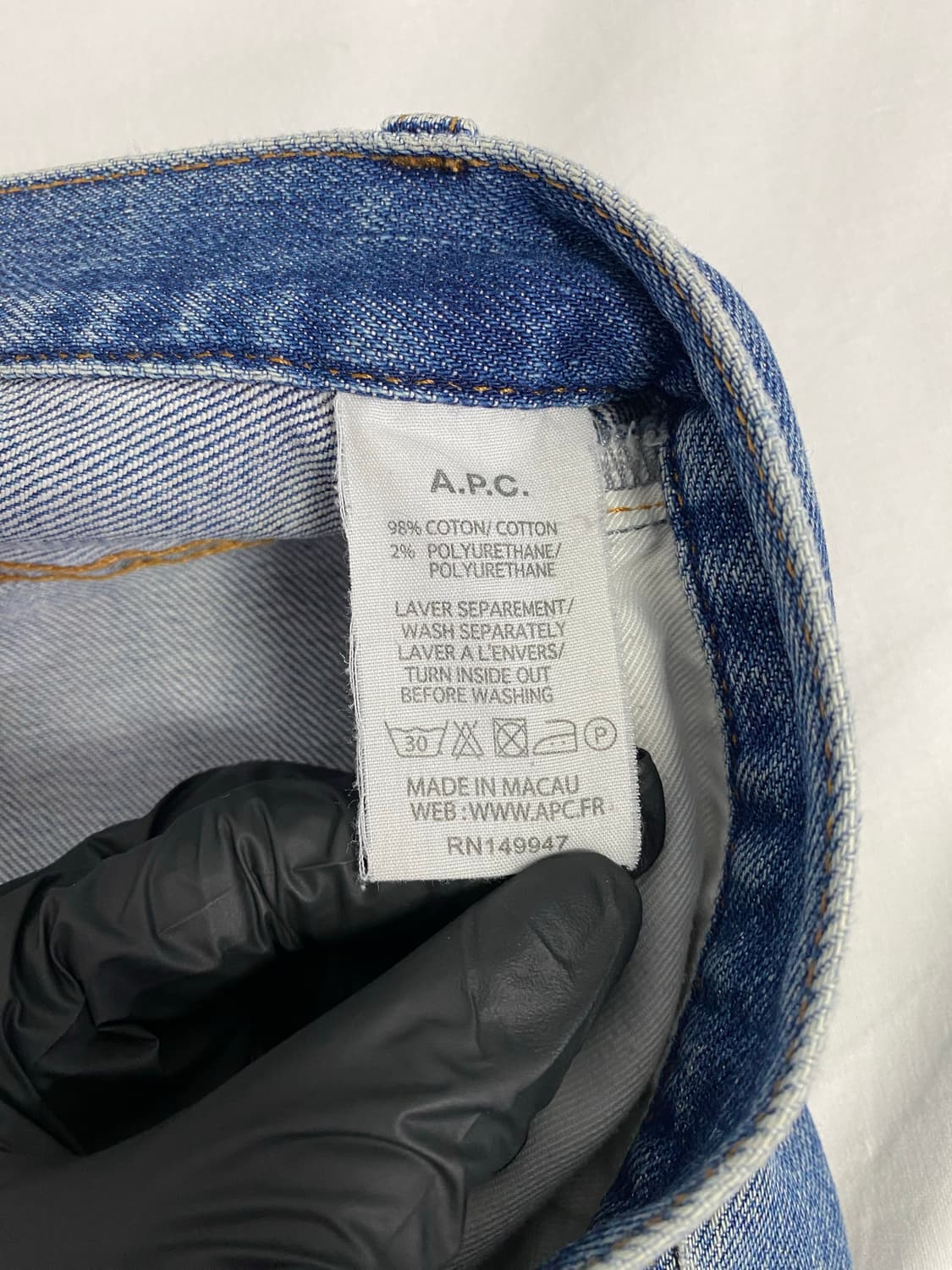 A.P.C 아페쎄 데님 팬츠 32 <598> 상품이미지5