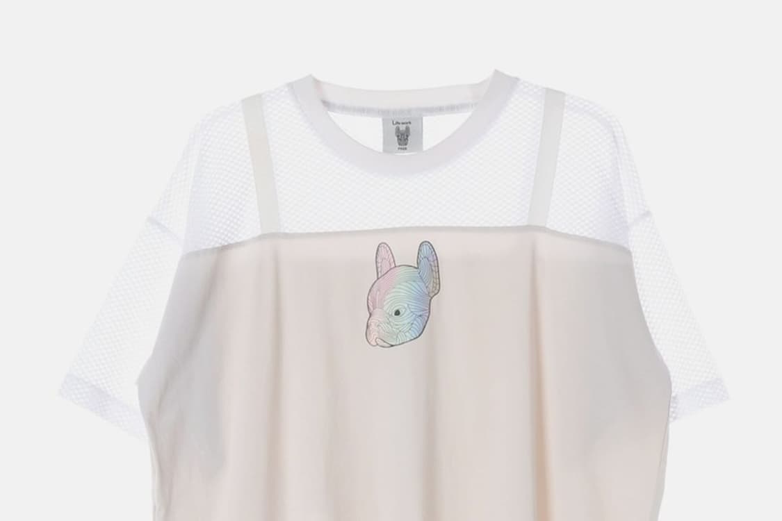 라이프워크 메쉬 레이어드 나일론 원피스 F 상품이미지3