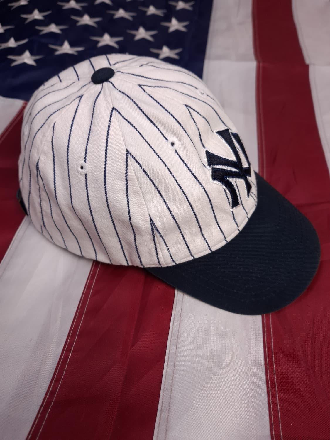 오리지날 MLB 뉴욕 양키스 스트라이프 볼캡 상품이미지4