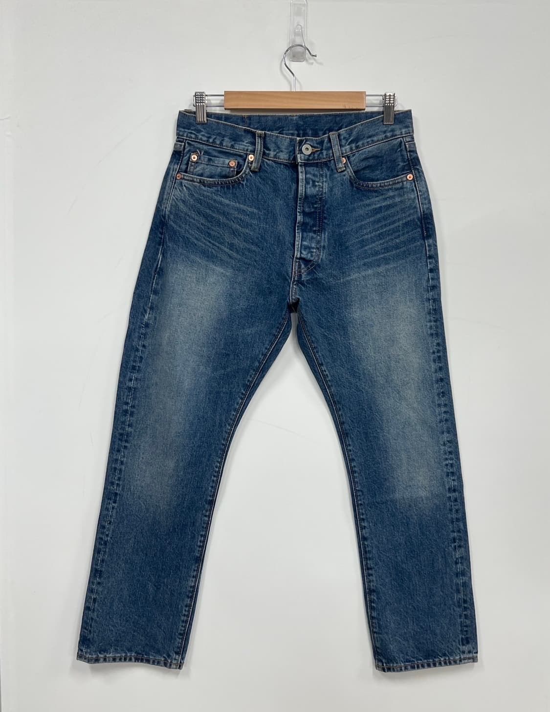 아웃스탠딩 60s 복각 셀비지 크롭 데님 팬츠 상품이미지7