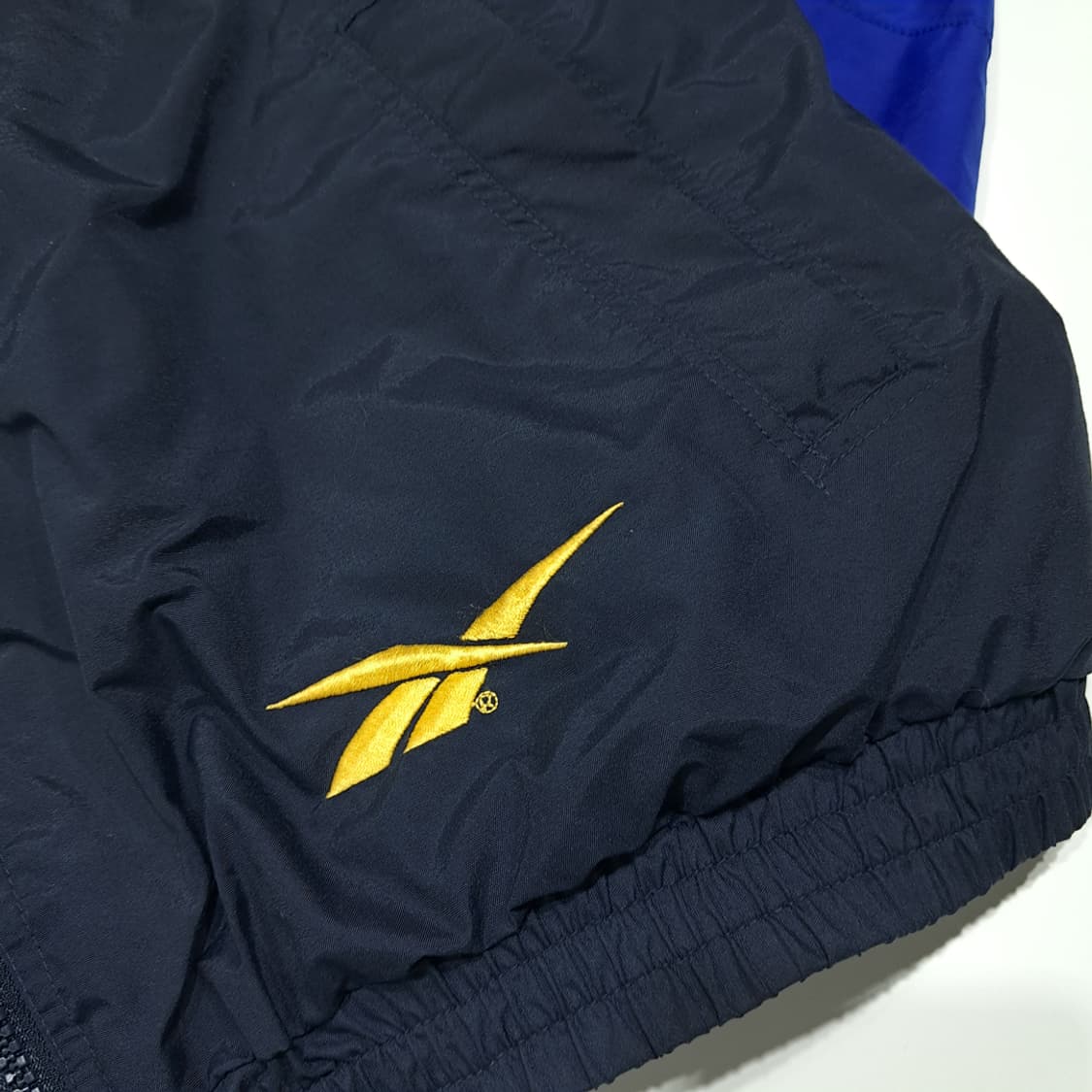 CK061 M 리복 90s 올드스쿨 블루&네이비 컬러블록 자켓 상품이미지3