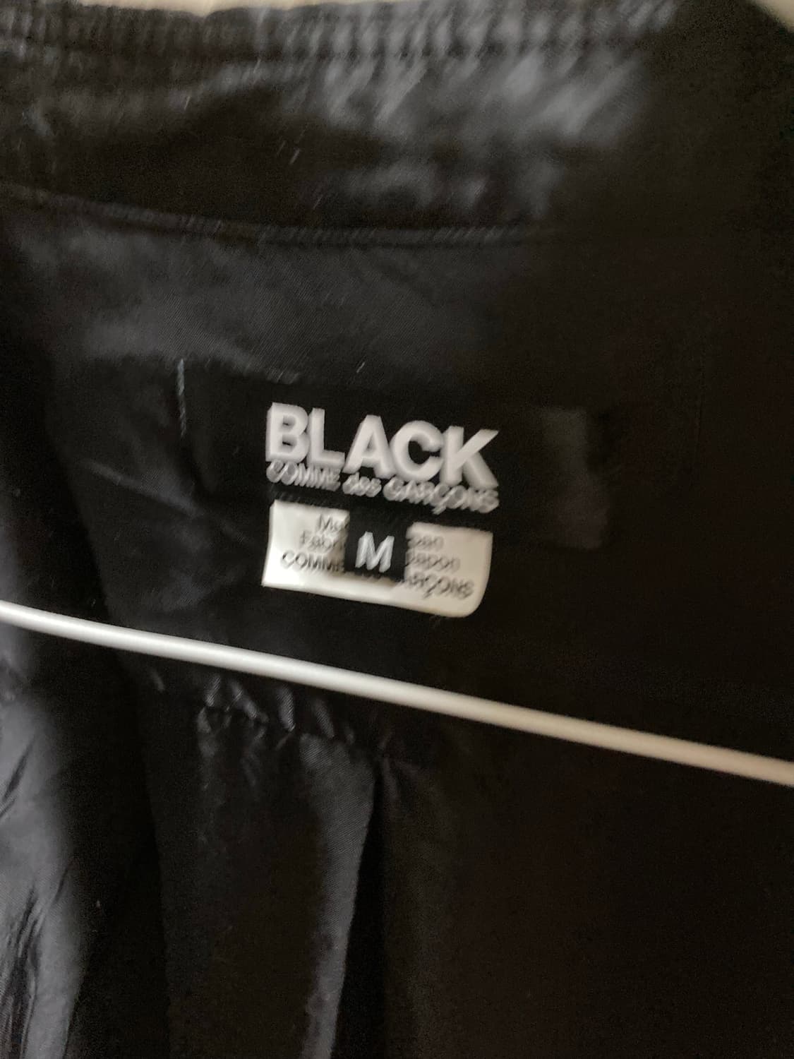 꼼데가르송 블랙 자수 셔츠 상품이미지3