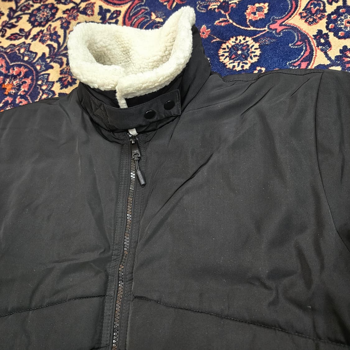 코스그라피(CGP) 하이넥 헤비보아 플리스 무스탕 패딩 점퍼  상품이미지3