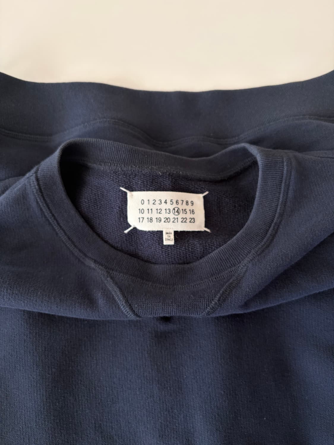 마르지엘라 스웻셔츠 50 네이비 상품이미지3