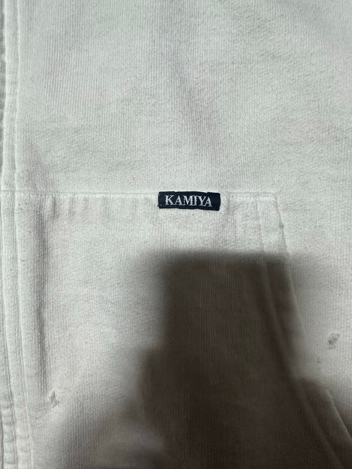 카미야 디스트로이드 후드 집업 아이보리 L 상품이미지2