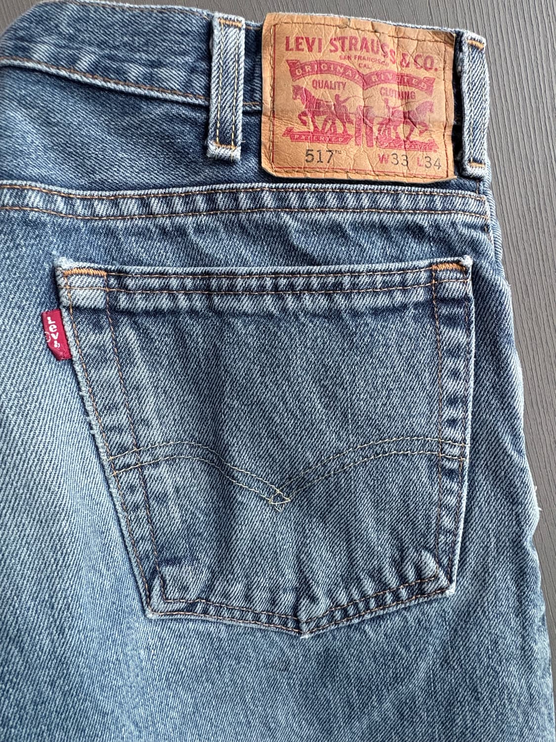 (33x34) 리바이스 517 부츠컷 중청 상품이미지4