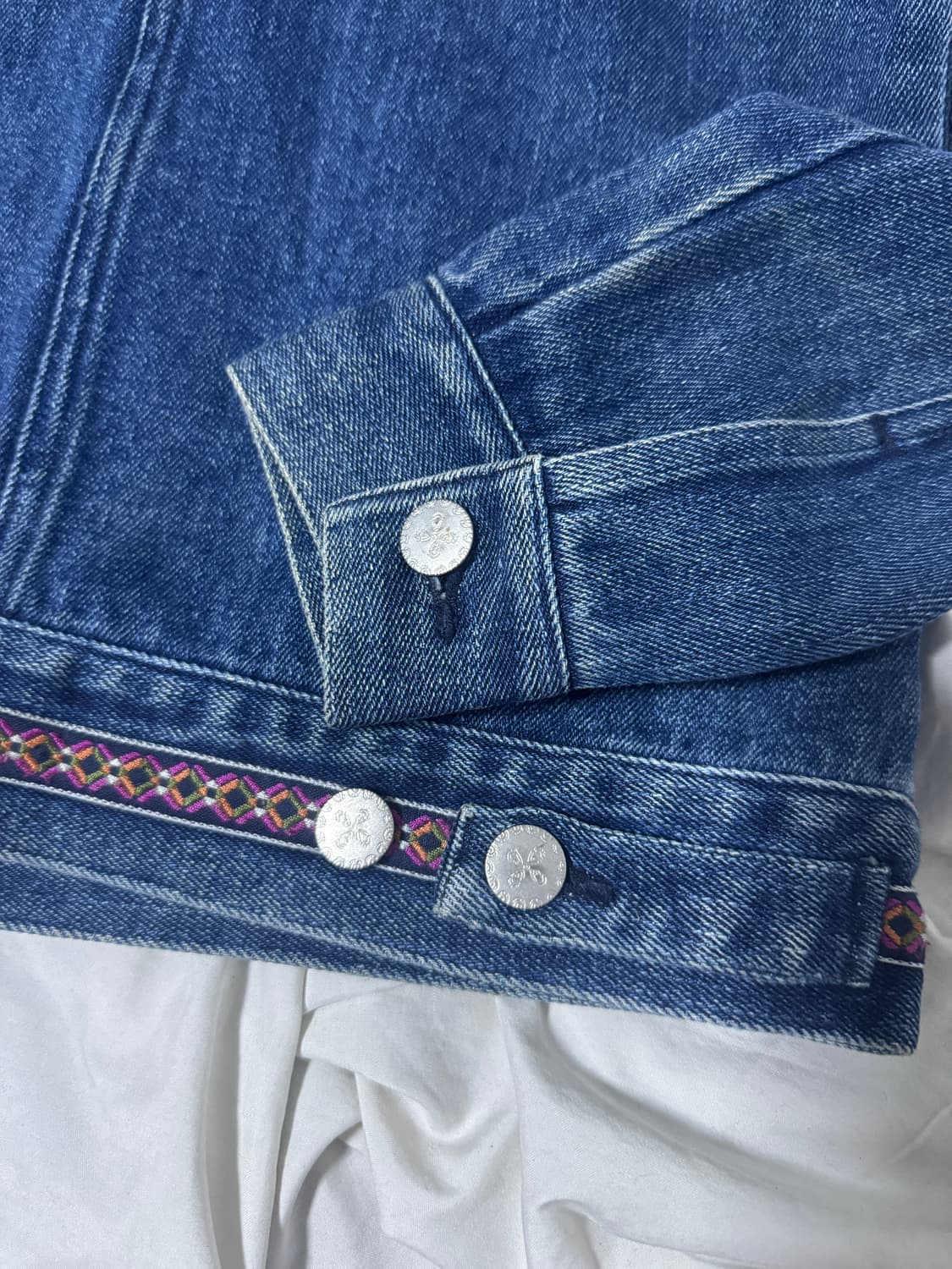 랭글러 에스닉 자카드 데님 자켓 상품이미지5