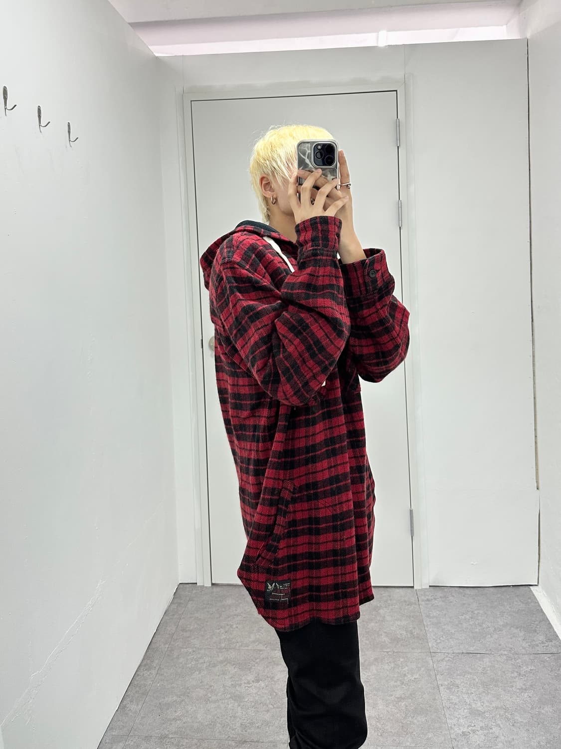 Polo Ralph Lauren red check hood jacket 상품이미지2