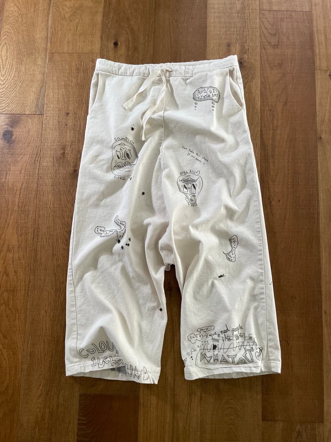 KZ ATELIER Hand Artwork Wide pants 상품이미지2