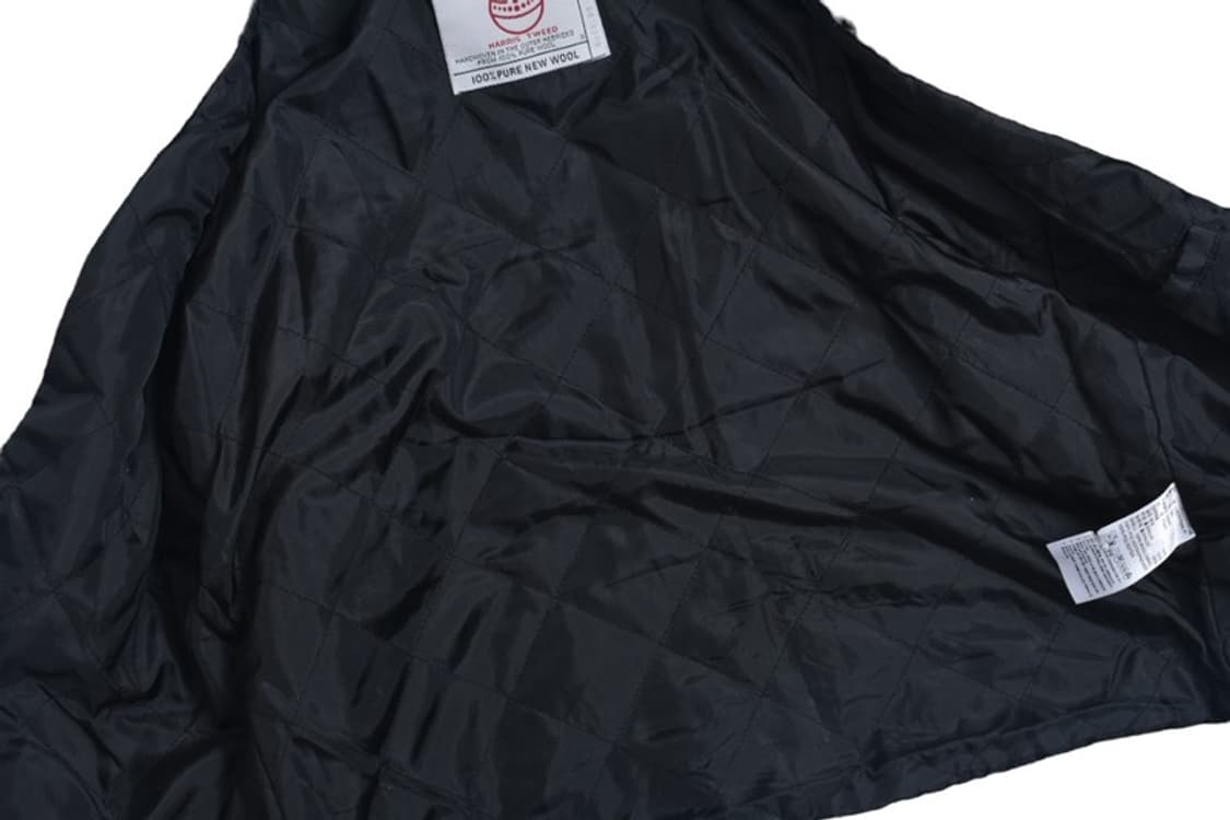 아디다스 X 해리스트위드 삼선 울 모직 여성 더블 라이더 자켓 N240  상품이미지5