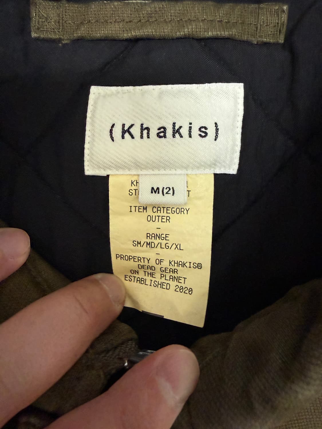 카키스 스테이션 자켓 브라운 - 남자 m사이즈 상품이미지4