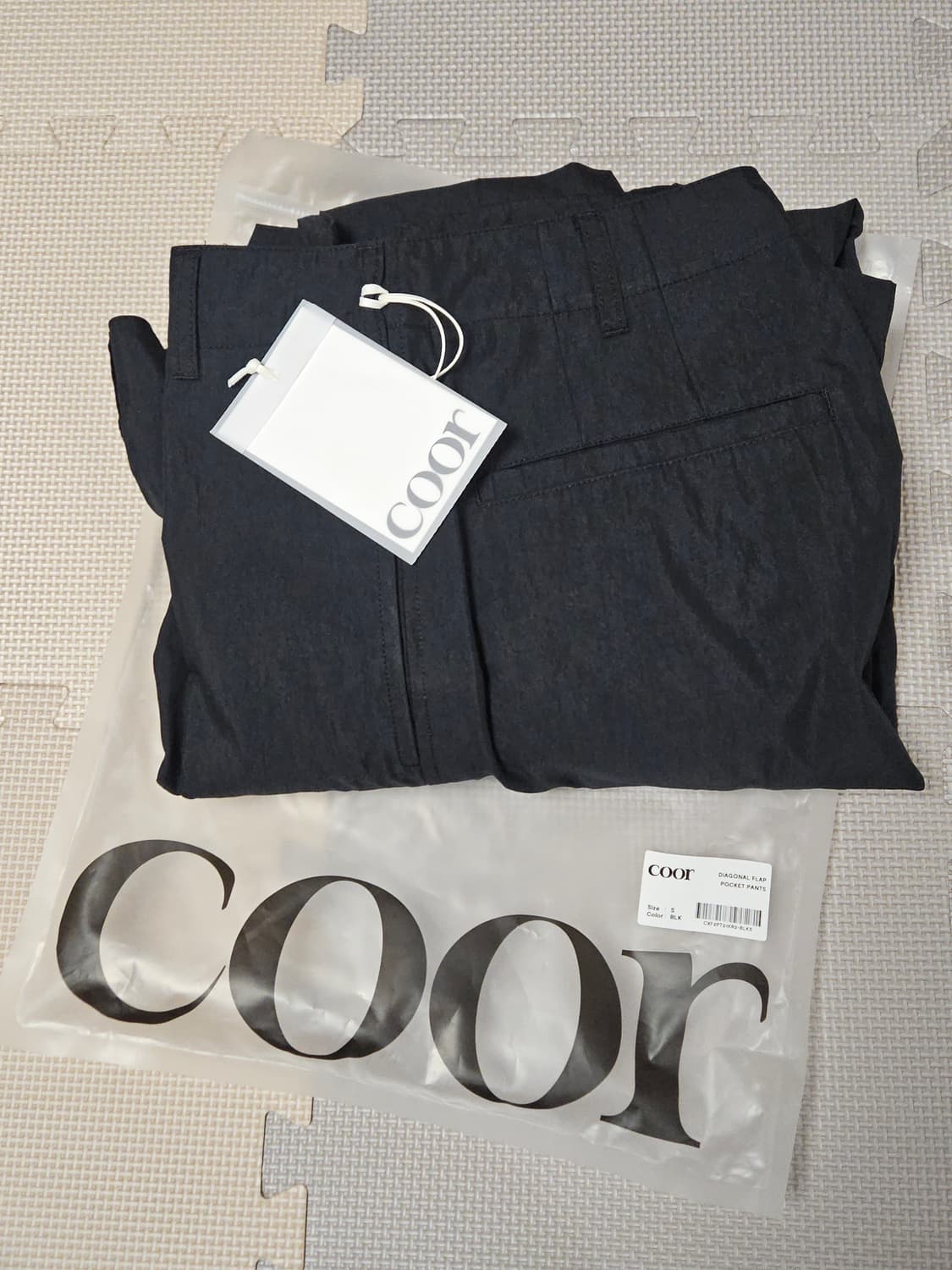 Coor 다이애그널 플랩 포캣 팬츠 S 상품이미지2