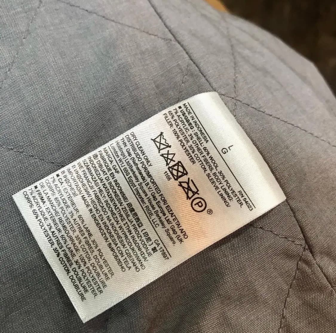 데드스탁 갭 멜톤 울 피코트 상품이미지9