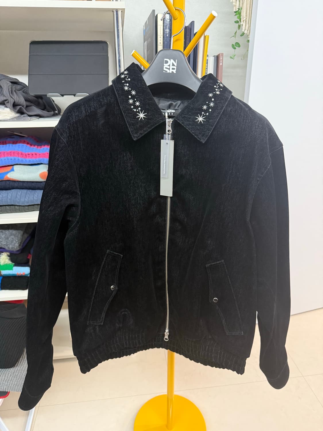 dnsr 벨벳 데님 자켓 XL 상품이미지1