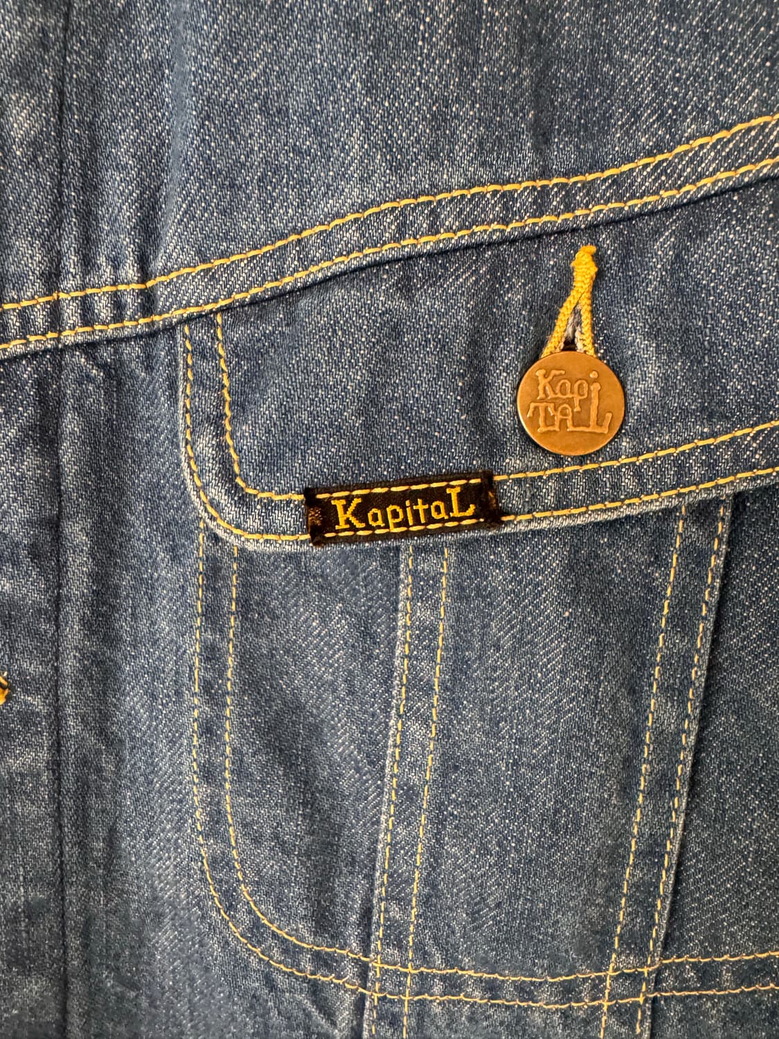 캐피탈 스마일리 데님 자켓 44사이즈 상품이미지3