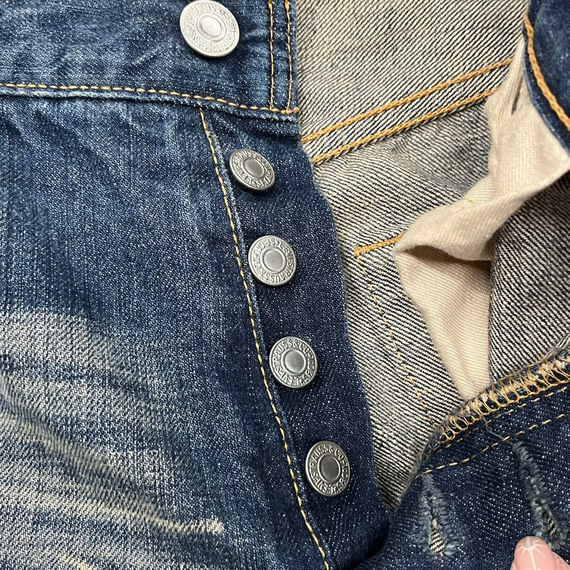 [정품] 리바이스 워싱 데님 청바지 b14 상품이미지5