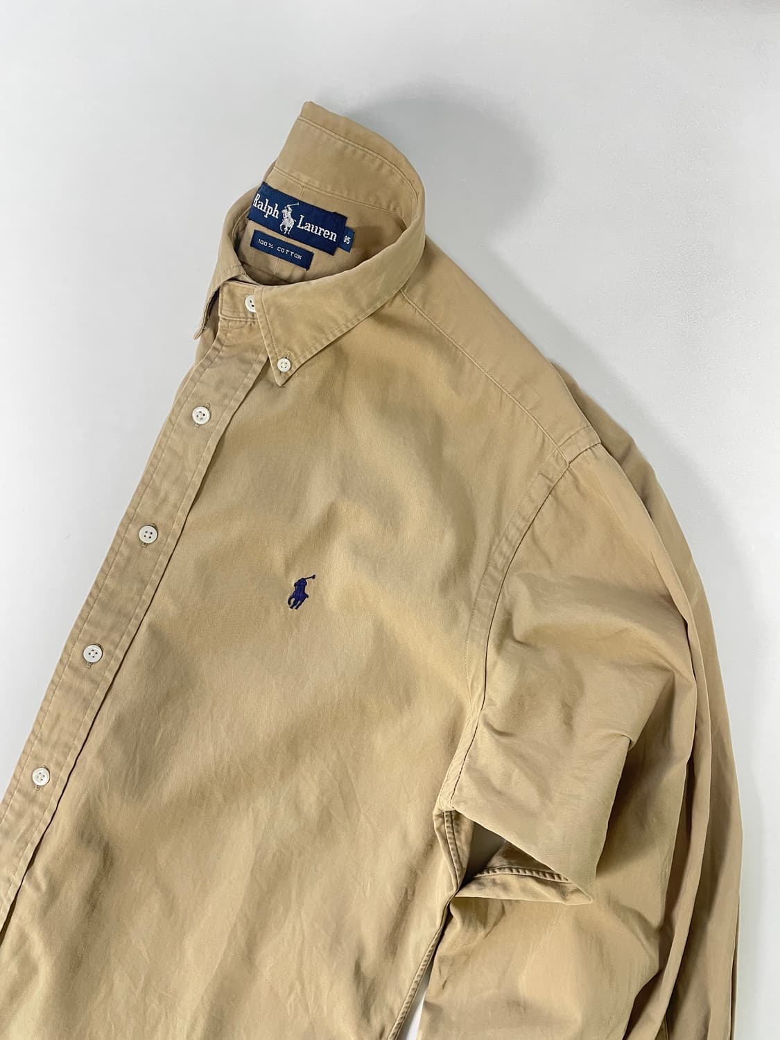 [M] 폴로 랄프로렌 코튼 솔리드 셔츠 클래식핏 상품이미지2