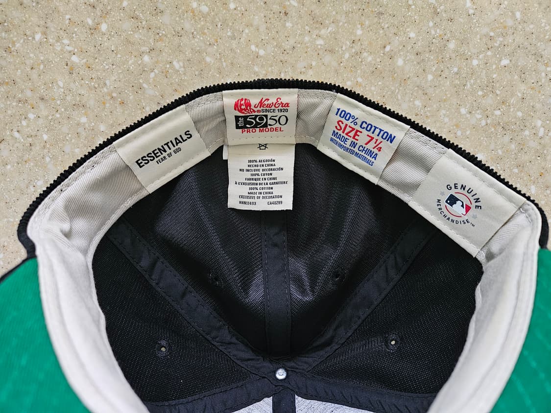 뉴에라 피어오브갓 59FIFTY 코듀로이 사이즈캡 블랙 714 상품이미지4