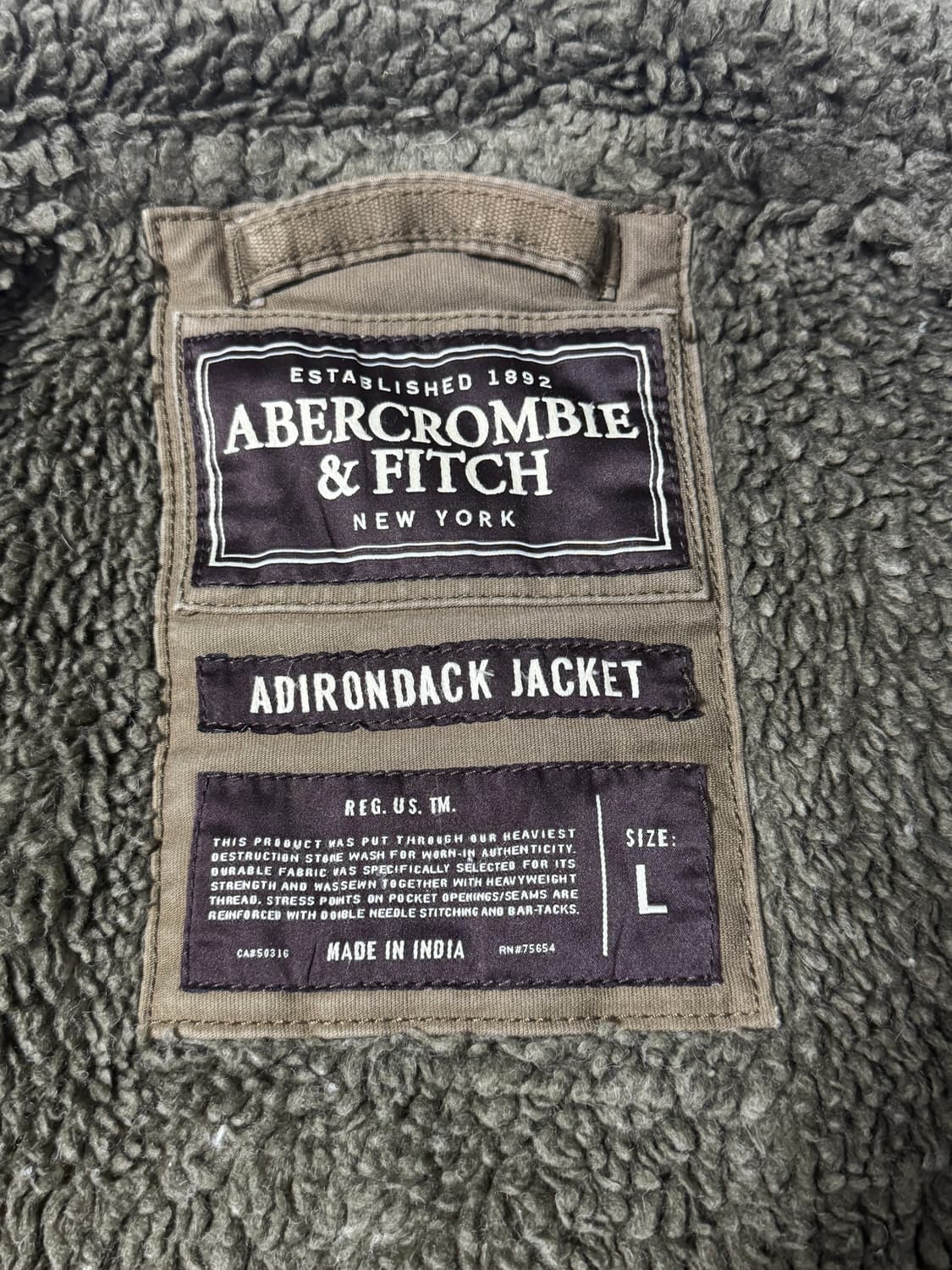 아베크롬비 adirondack 퍼 자켓 y2k 상품이미지7