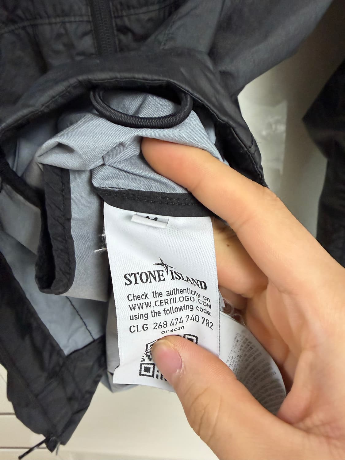 스톤아일랜드 멤브라나 TC 블랙 자켓 M 상품이미지4