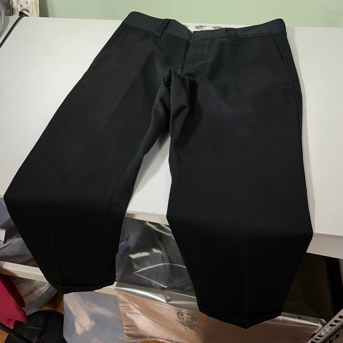 M 디키즈 블랙 사이드스티치 ROTTWEILER 9부 카보라 치노팬츠 상품이미지3