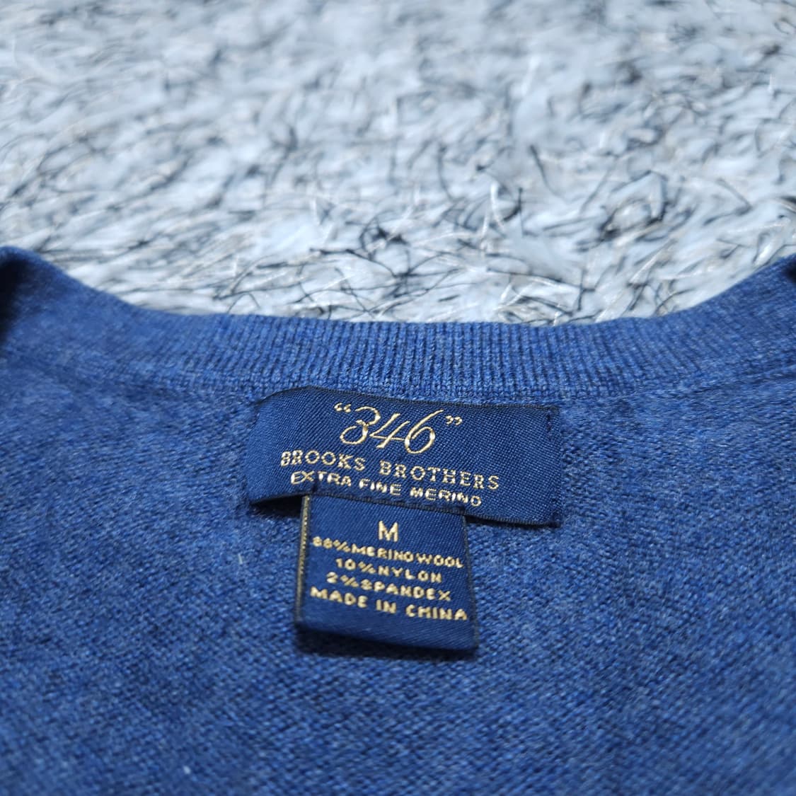 브룩스브라더스) M 남자 메리노울 브이넥니트 / 왕눈이샵 상품이미지8