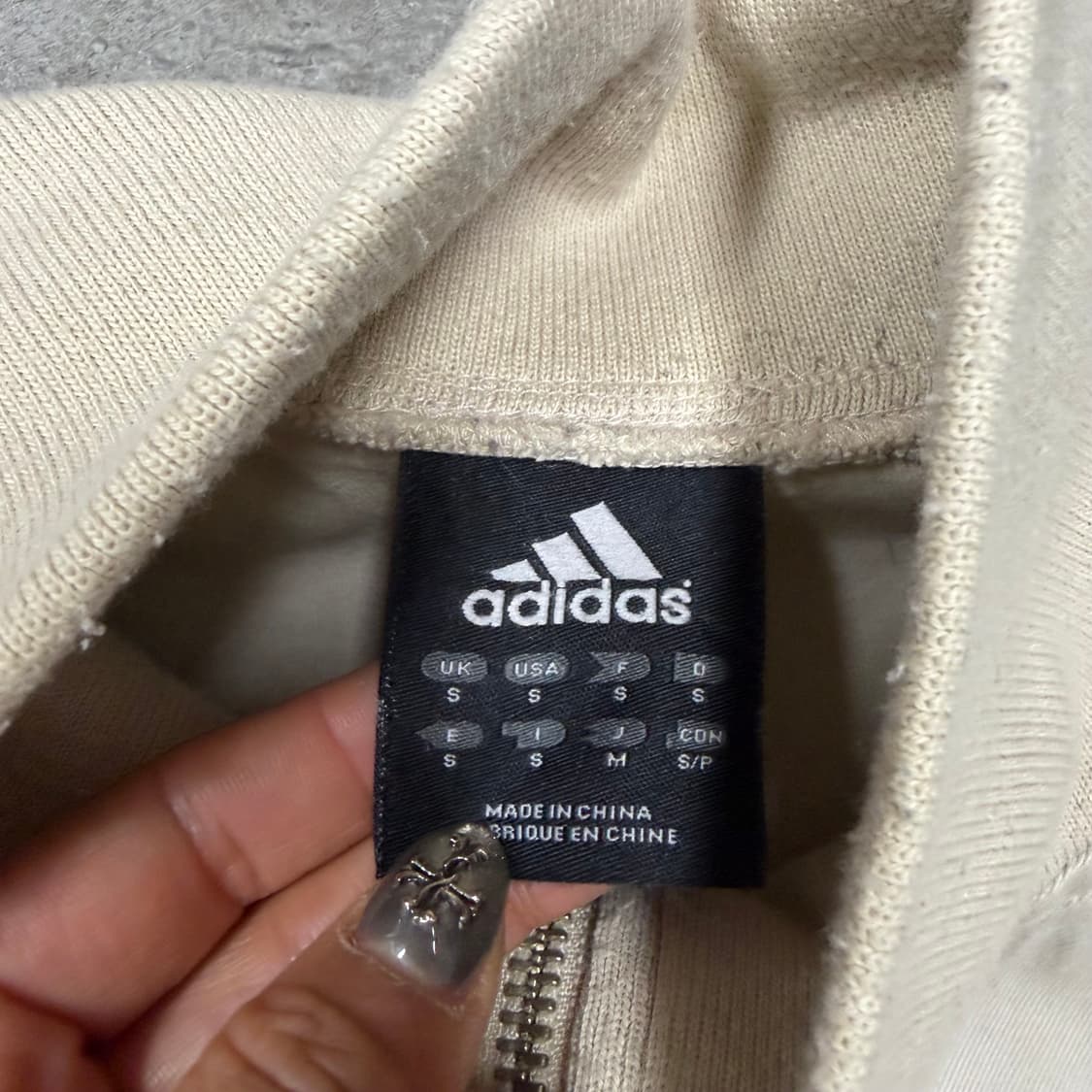 아디다스 베이지 면 자켓[2465] 상품이미지7