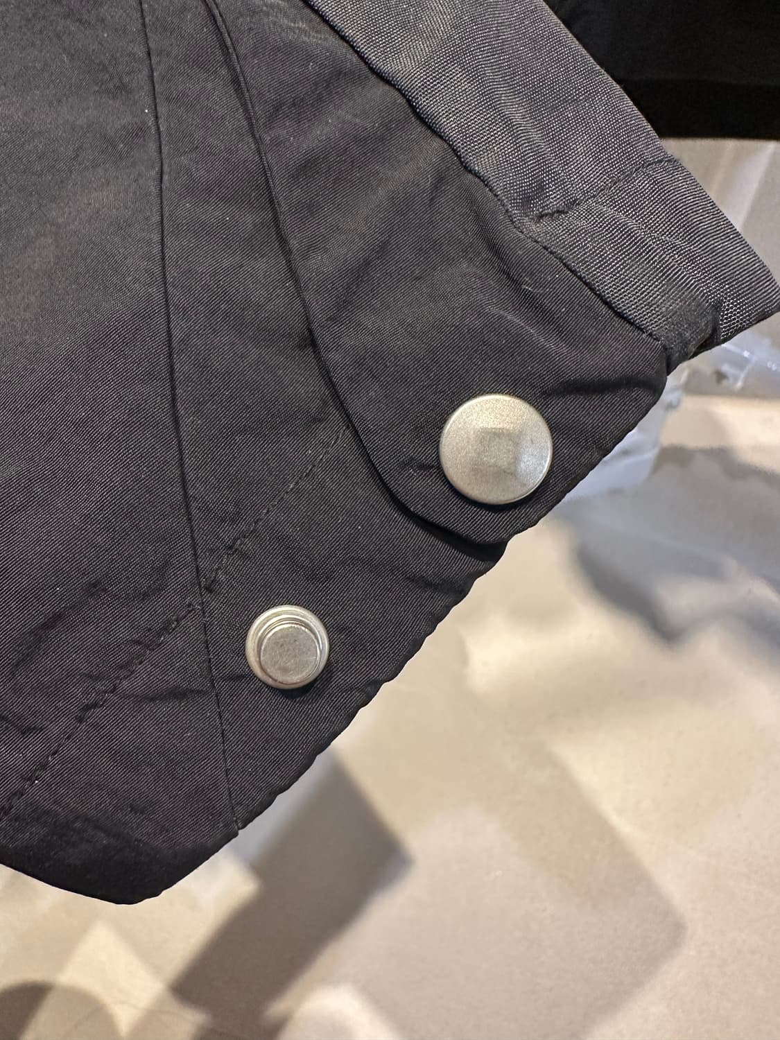 산산기어 콘트라스트 자켓 블랙 상품이미지9