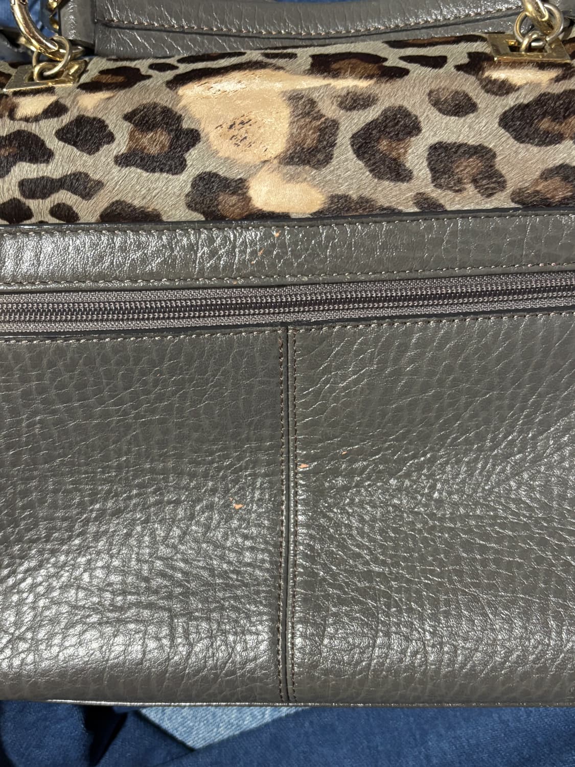anne klein leopard pattern shoulder bag 상품이미지9