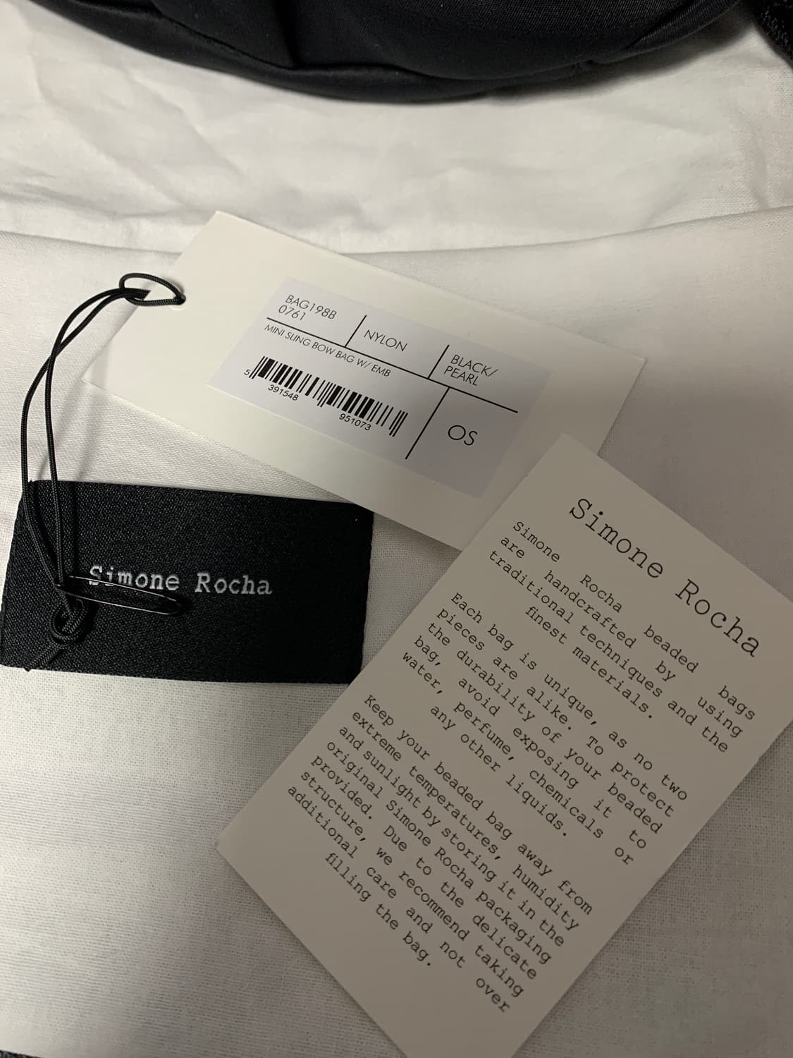 [신품] 시몬 로샤 미니 슬링 보우 숄더백 simon rocha 상품이미지3