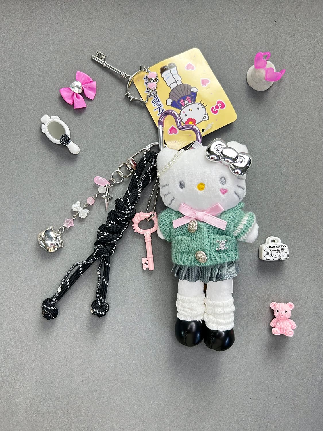 롱다리키티 커스텀키링(22) 상품이미지1