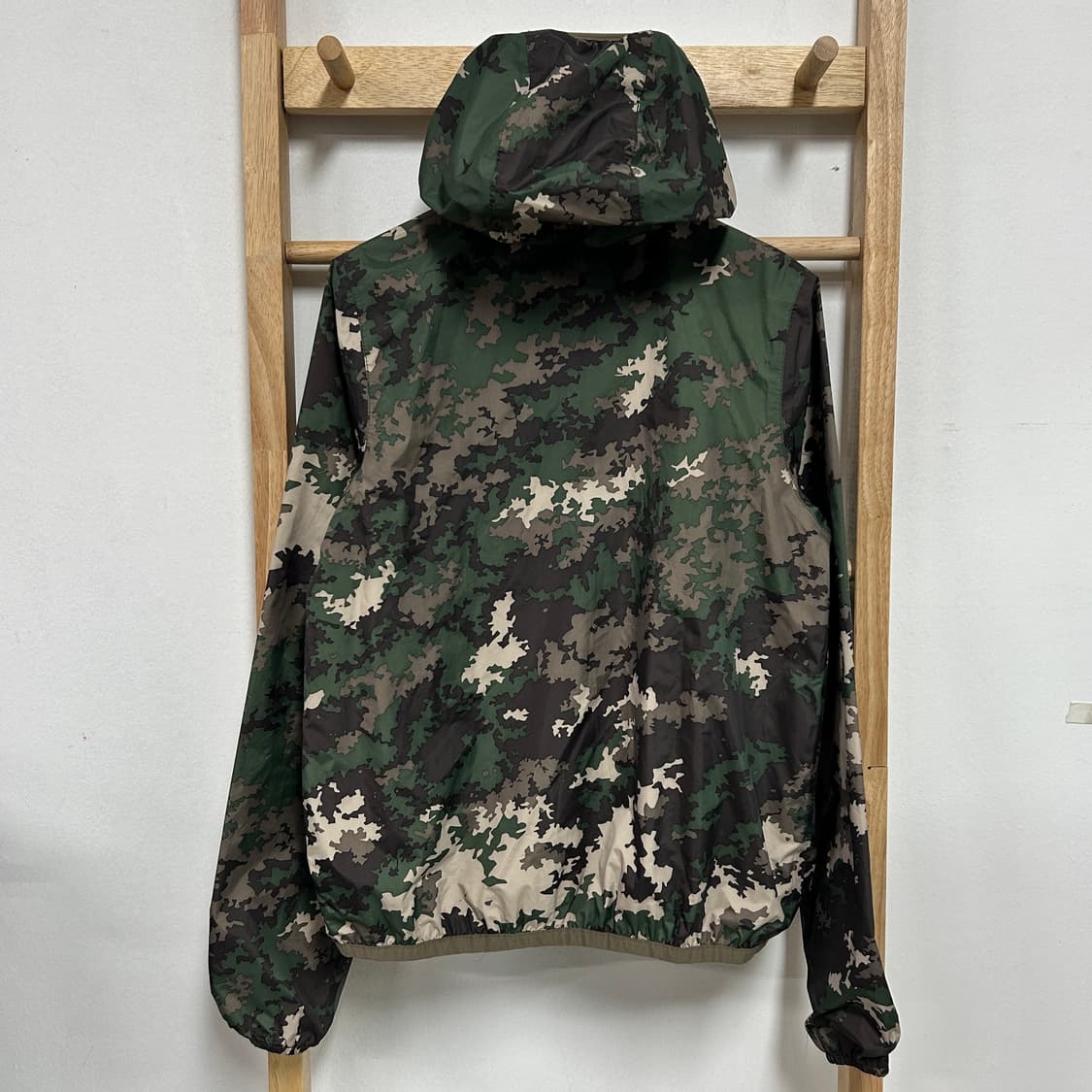 까웨 카모/탄 컬러 리버시블 바람막이 자켓 상품이미지5