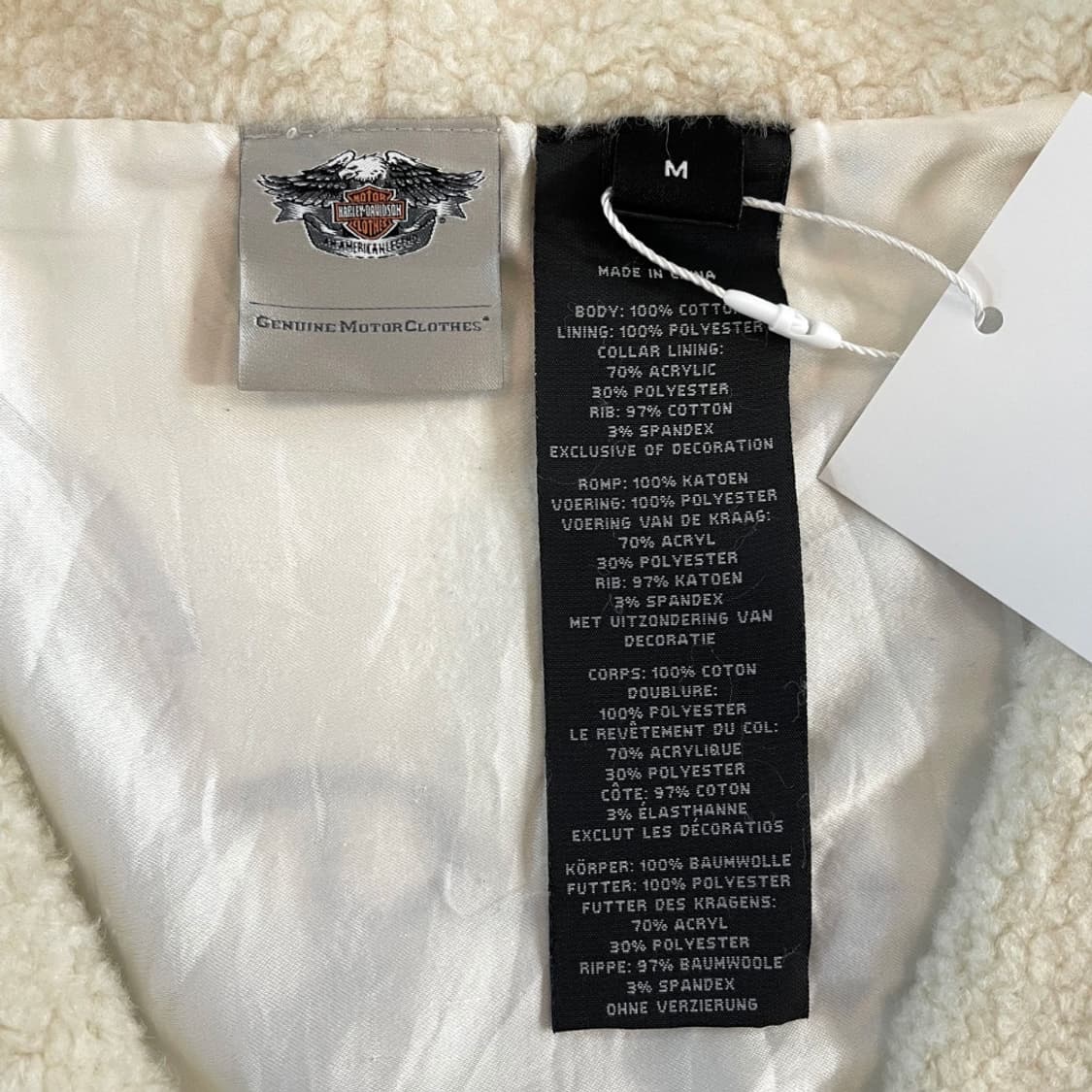 할리데이비슨 빈티지 양털 라이더 코튼자켓 sw260 상품이미지5