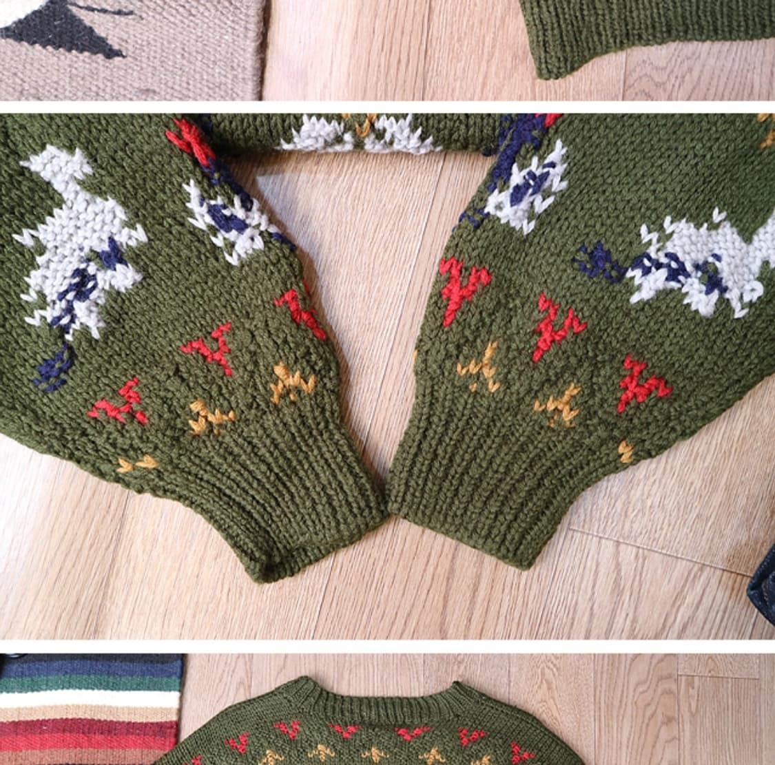 일본판 핸드메이드 울100% 빈티지 스웨터

굿 컨디션  상품이미지5