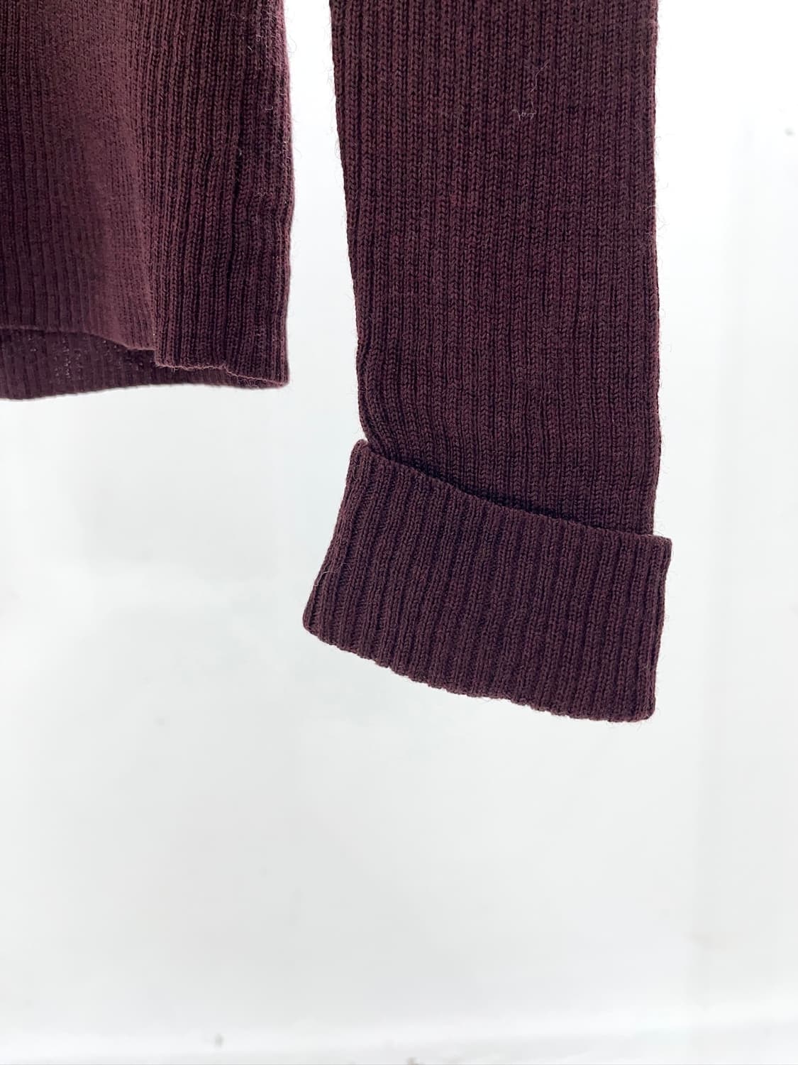 Wine Ribbed Knit 상품이미지3