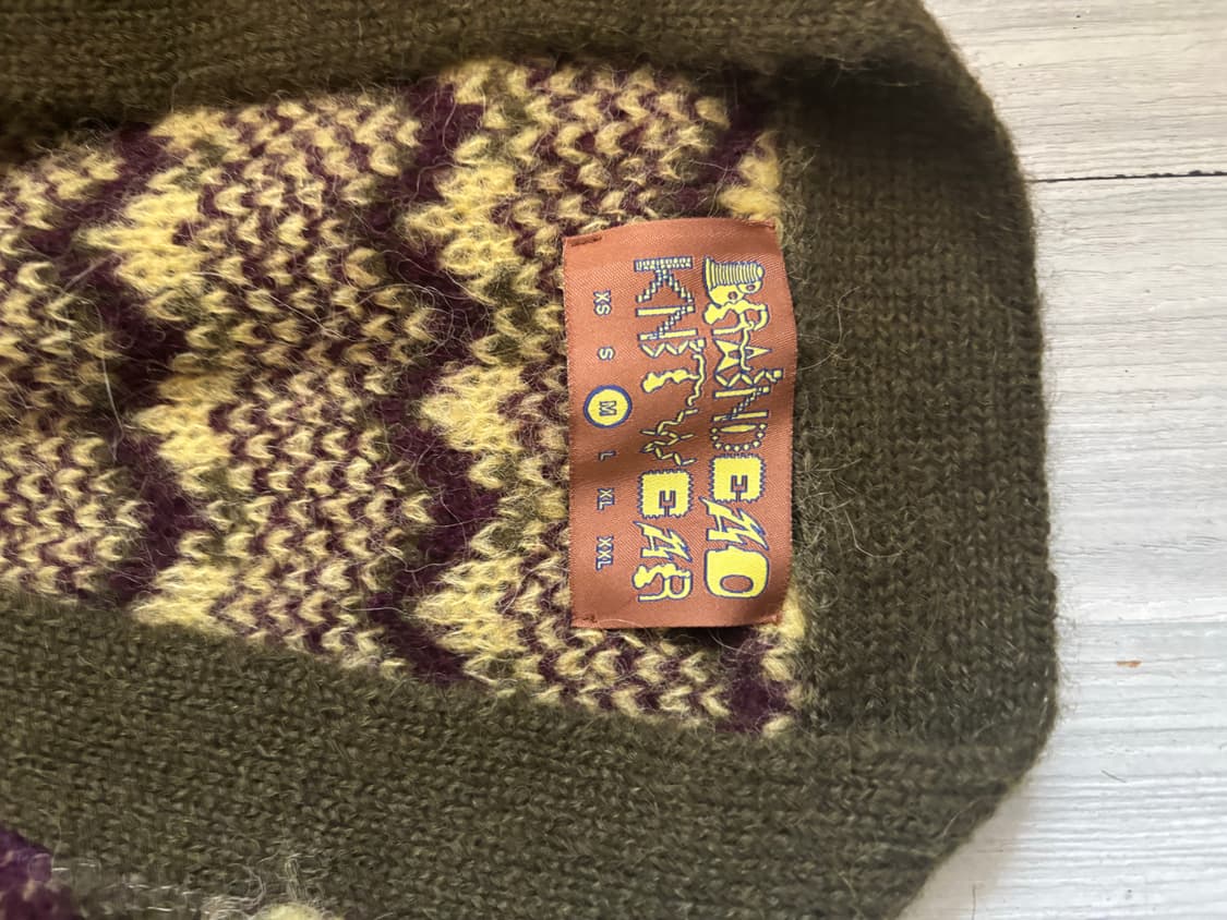 브레인데드 지그재그 스트라이프 가디건 상품이미지4