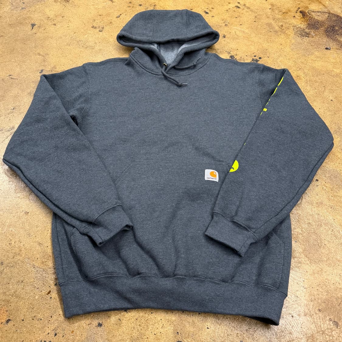 [정품/S] 칼하트 슬리브 로고 후드티 b19 상품이미지2