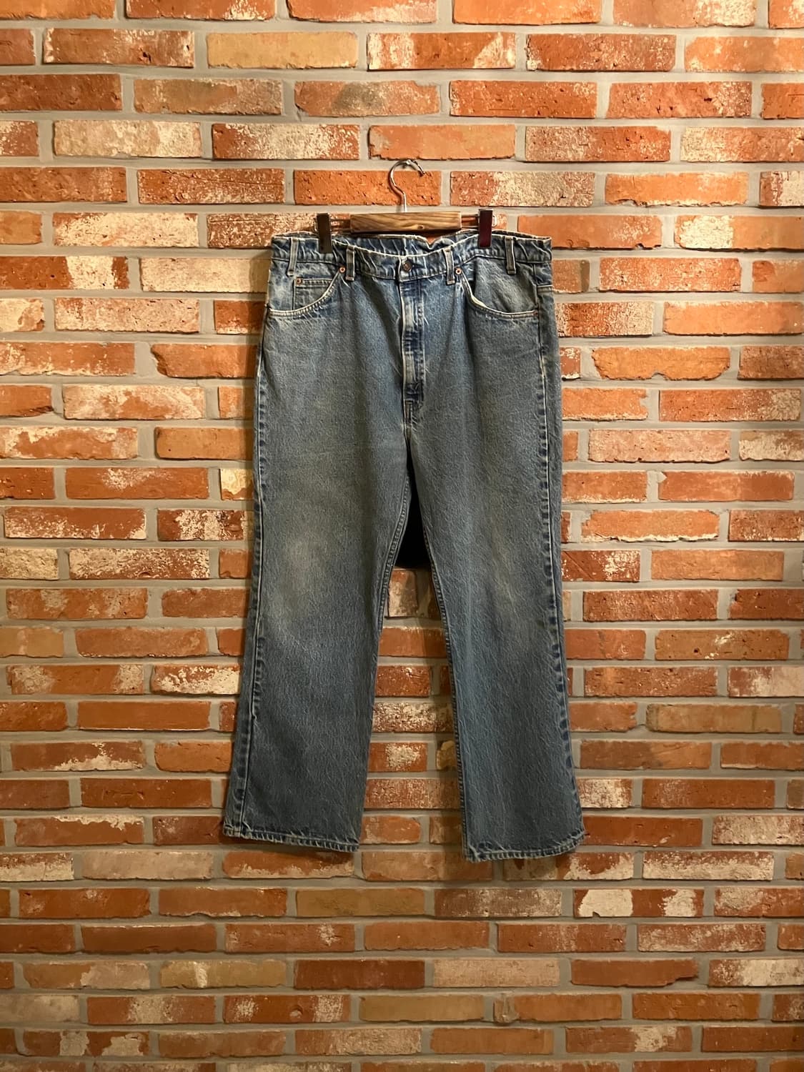 빅사이즈 90s USA 빈티지 리바이스 517 부츠컷 데님 팬츠 상품이미지1