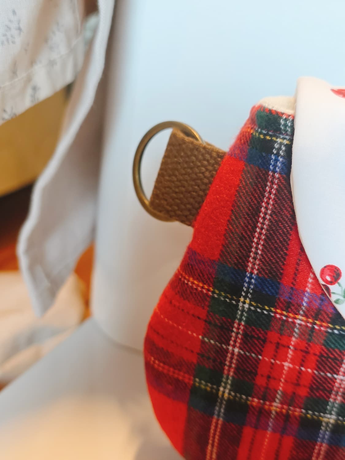 핸드메이드 체리 파우치 상품이미지2