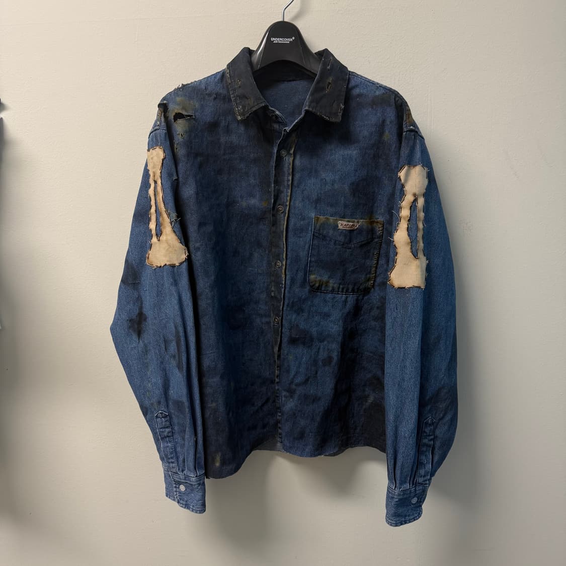 빈티지 코팅왁스 커스텀 데님자켓  상품이미지9