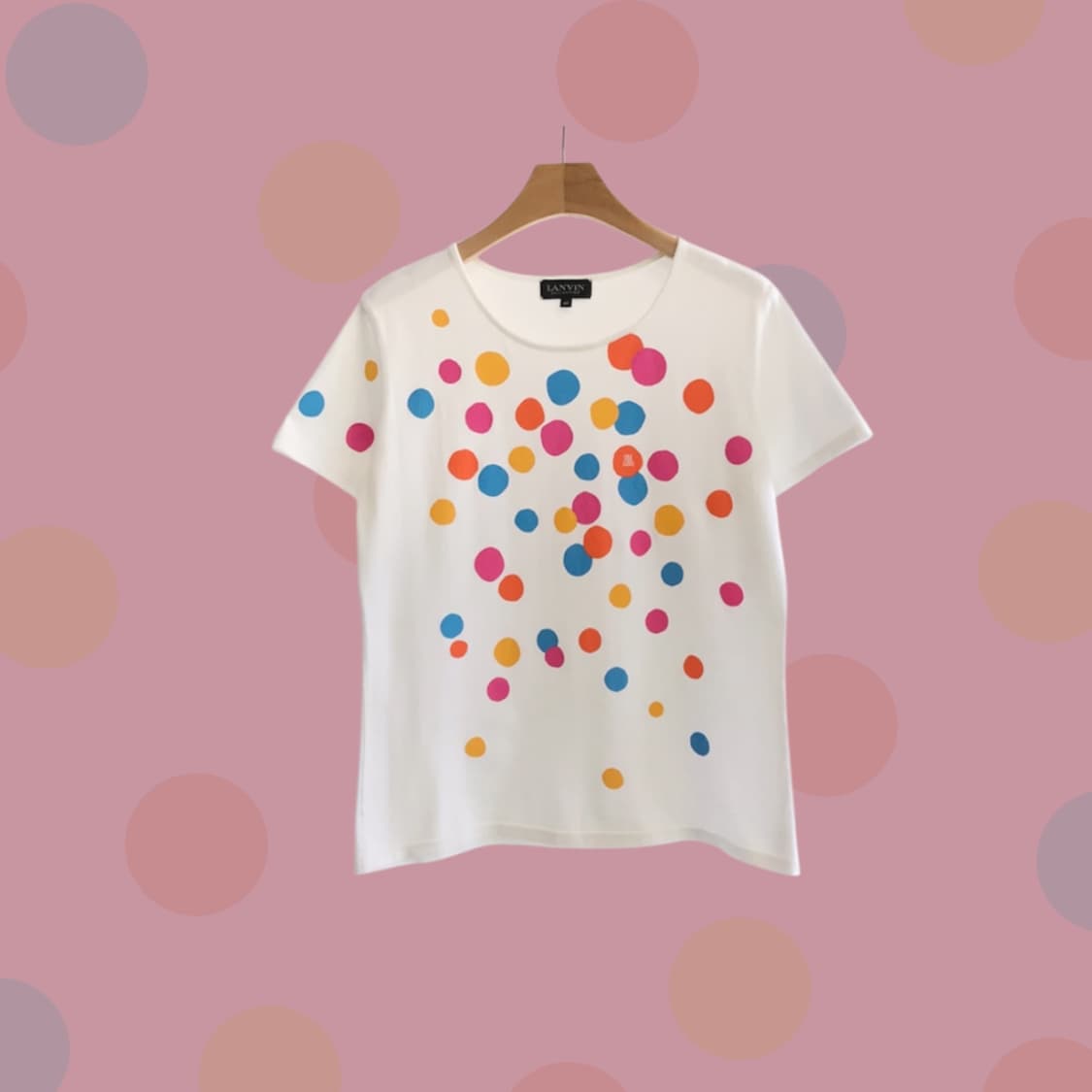 도쿄 빈티지걸의 랑방 땡땡이 티셔츠 상품이미지3