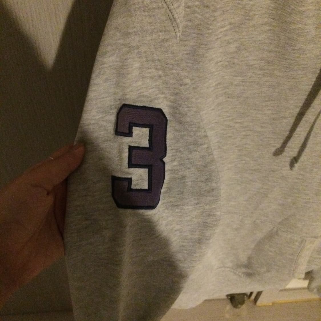 폴로 빅포니 그레이 후드티 xs 상품이미지3