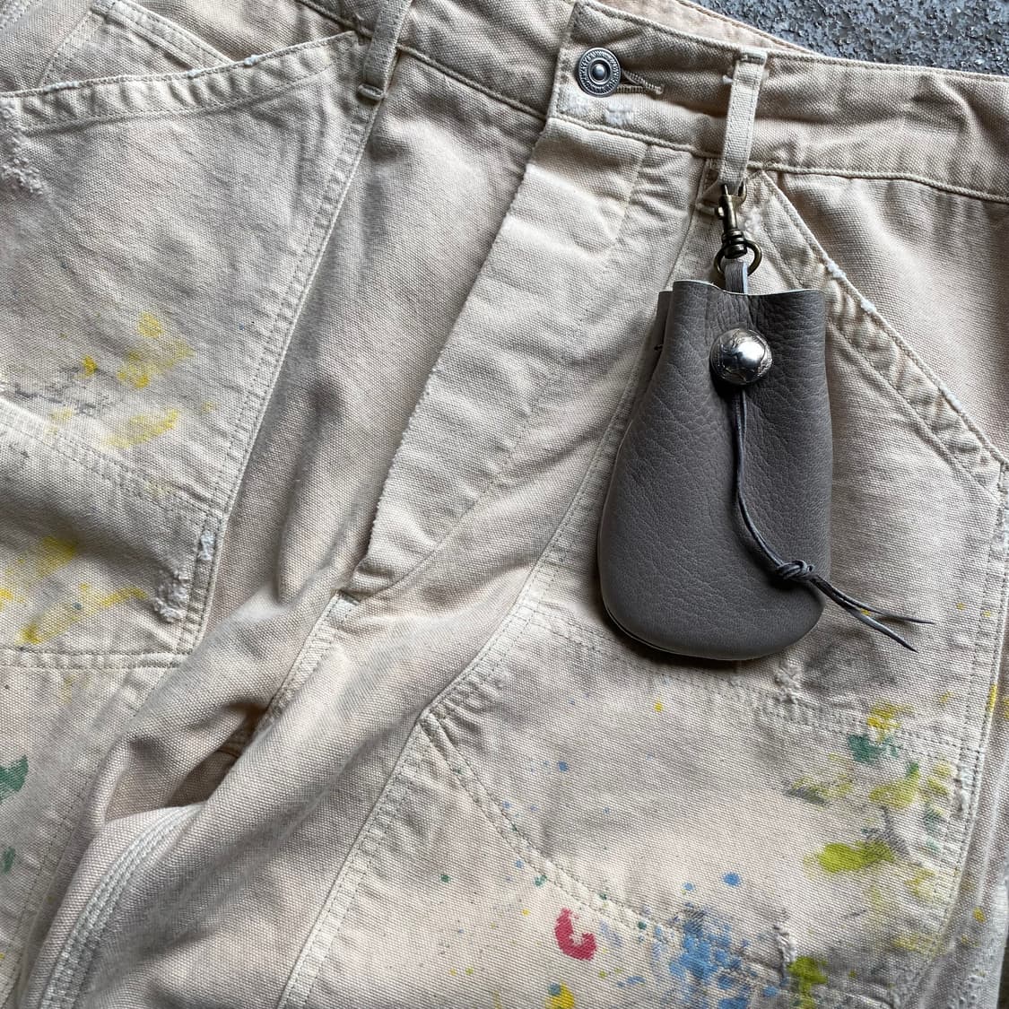 사슴가죽 파우치 키링 상품이미지3