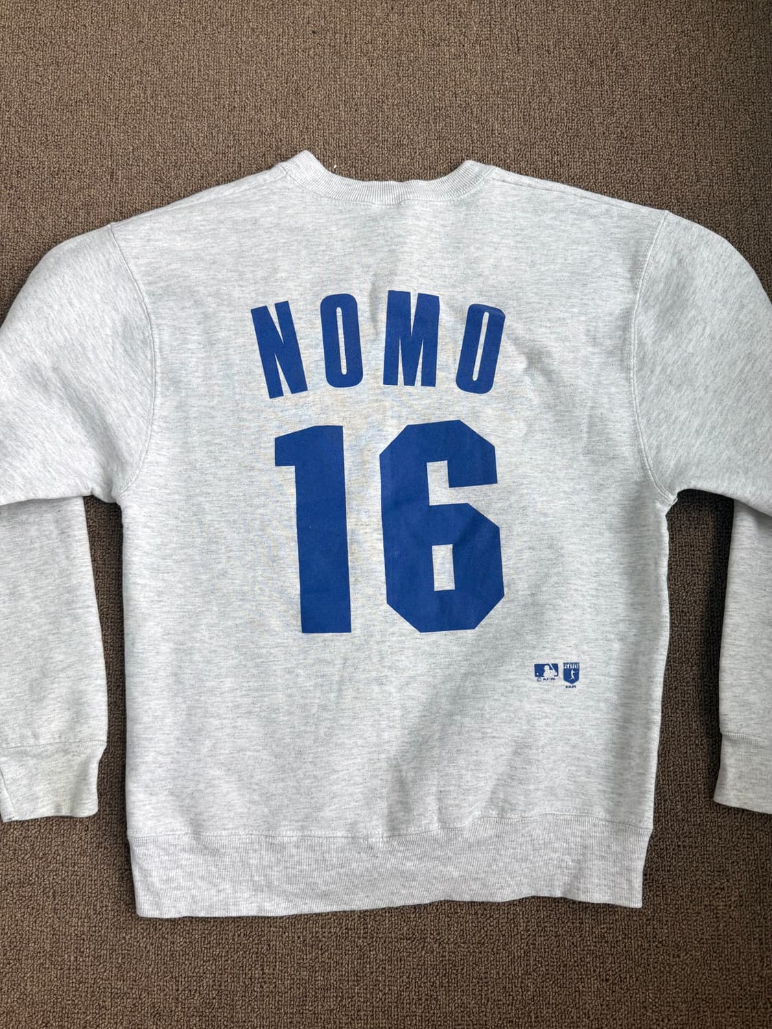 90s Made in usa Salem 노모 히데오 16 스웻셔츠 맨투맨 상품이미지1