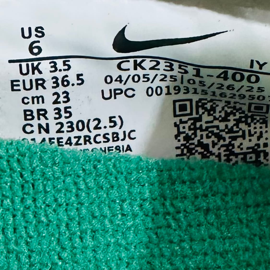 230) 나이키 운동화 여성 여자 신발 데이브레이크 스쿠바 블루  상품이미지9