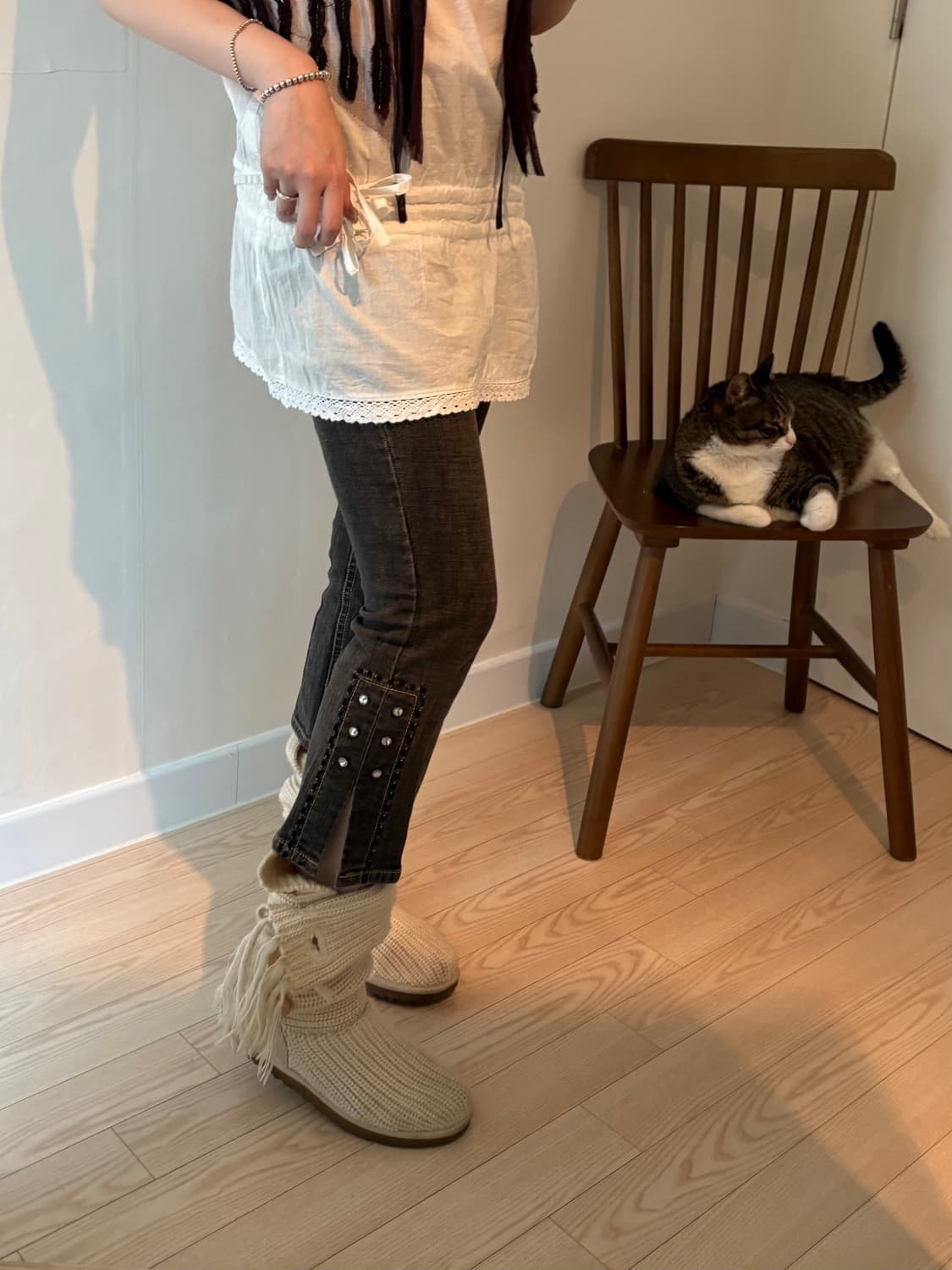 Vtg Jewel Capri pants 상품이미지2