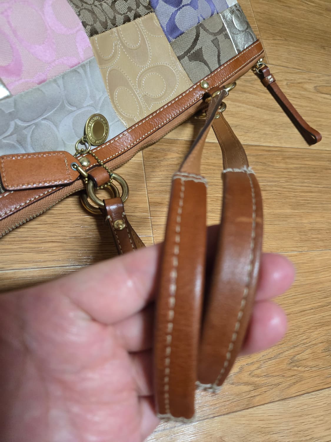 코치 패치워크 숄더백 상품이미지6