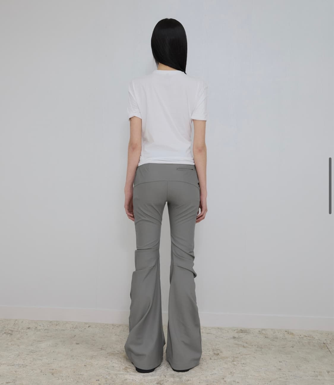 플레어업) Asymmetrical Drape Pants GR 2 상품이미지3